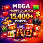 Mega Prompt Collection: 15,400+ AI Prompts for Content, Marketing & Art | CraftioHub