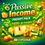 Prompt Pack: 1400+ AI Prompts to Build & Automate Your Income | CraftioHub
