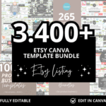 3.400+ Etsy Canva Bundle + Bonus