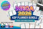 Mega 2026 Kdp Planner Bundle - 2100+