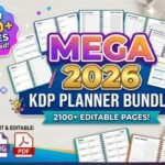 Mega 2026 Kdp Planner Bundle - 2100+